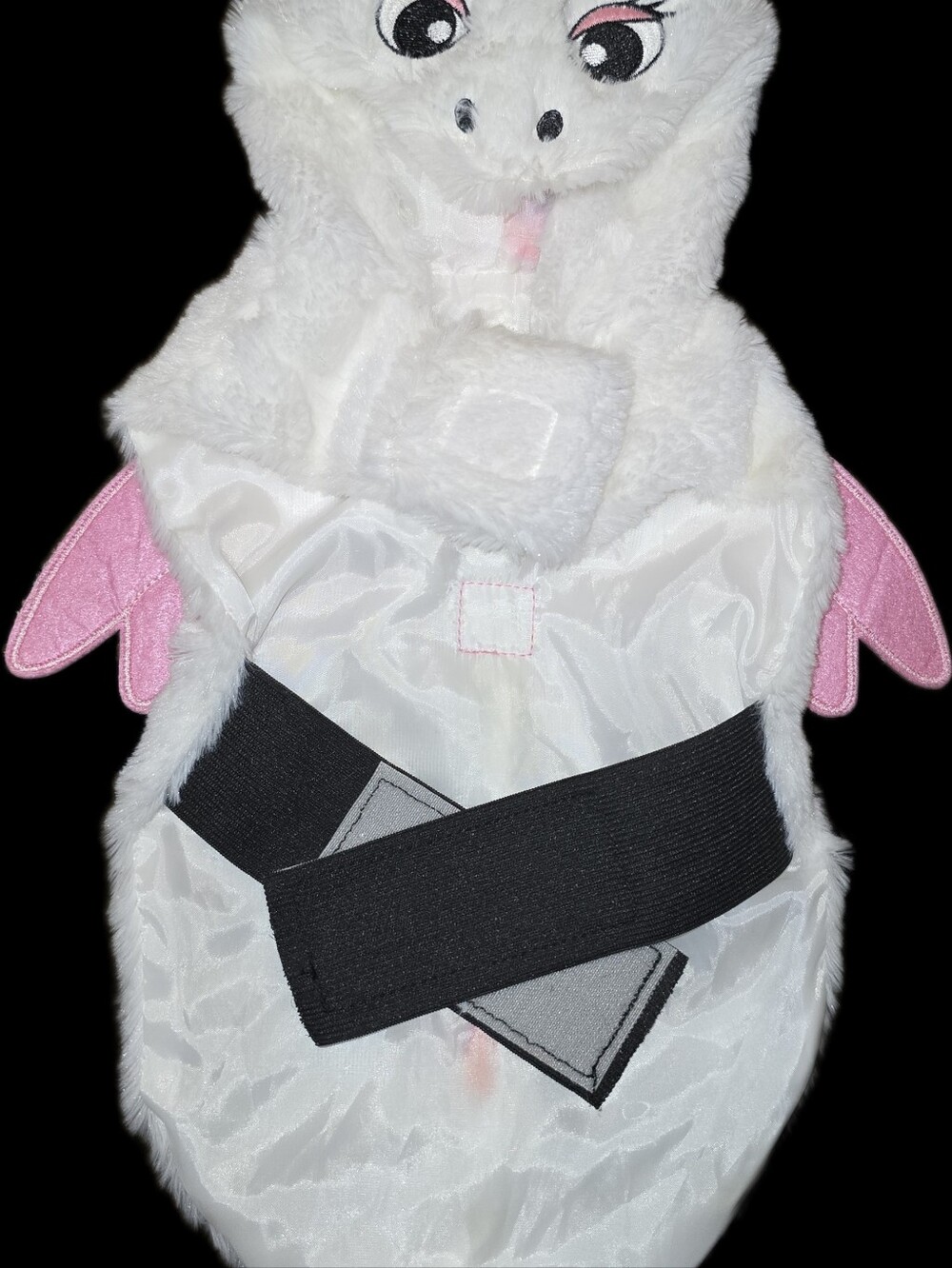 Magical Rainbow Pegasus Unicorn Dog Pet Costume Wings Hooded Size Small / Medium